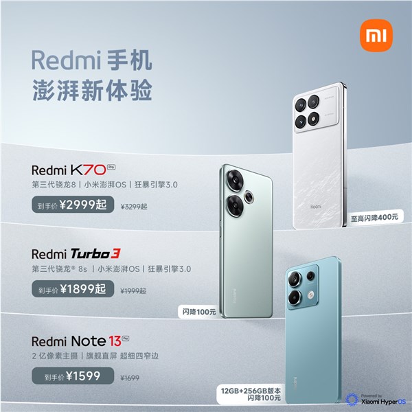 小米618现货开售：取消预售制 手机至高优惠1000元